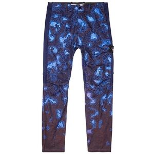 Stone Island Printed Heat Reactive Thermosensitive Fabric Cargo Trousers sz W38